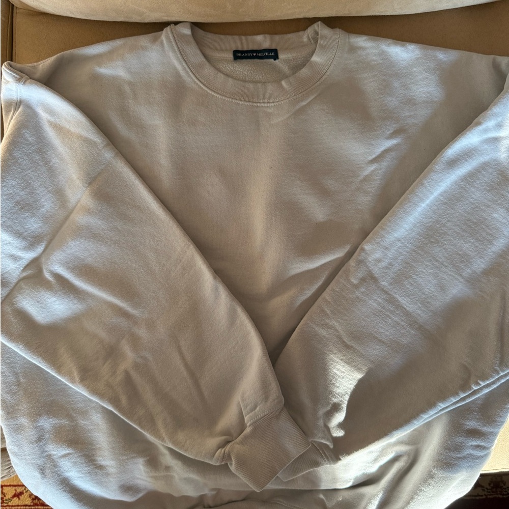 Brandy Melville Cream Sweatshirt